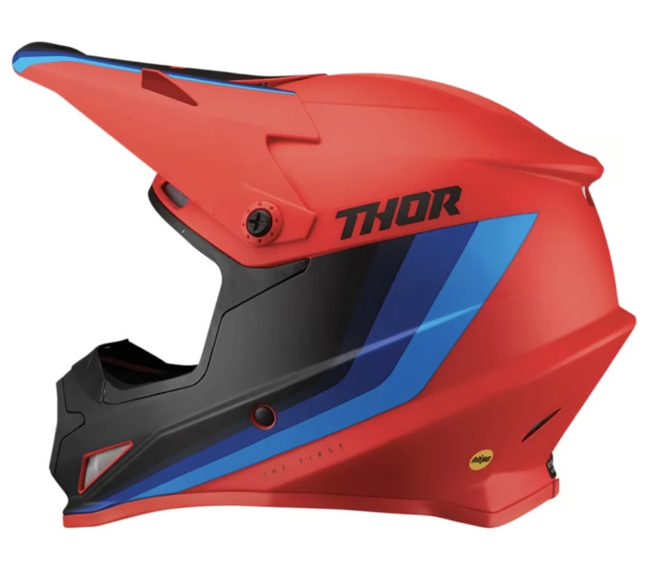 Thor Sector MIPS Runner Helmet 2023 Red/Blue 4 Thor Sector MIPS Runner Helmet 2023 Red/Blue - Image 4
