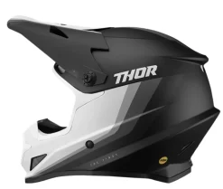 Thor Sector MIPS Runner Helmet 2023 Black/White -Motorcycle Gear Store 0110 7314 2