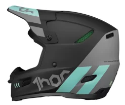Thor Reflex Cube Helmet 2023 Black/Mint -Motorcycle Gear Store 0110 7479 2