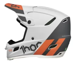 Thor Reflex Cube Helmet 2023 Grey/Orange -Motorcycle Gear Store 0110 7491 2