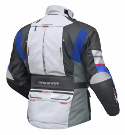 Dririder Vortex Adventure 2 Grey/Anthracite/Blue Jacket -Motorcycle Gear Store 1 41