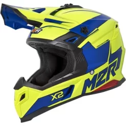 M2R X2 INVERSE PC-3F HI-VIS YELLOW HELMET