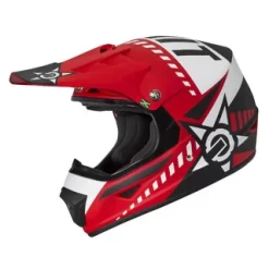 M2R XYOUTH UNIT CHASER PC-1F RED KIDS HELMET