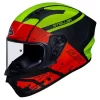 SMK STELLAR SQUAD MOTORCYCLE FULL FACE HELMET (MA132) - BLACK/RED/YELLOW