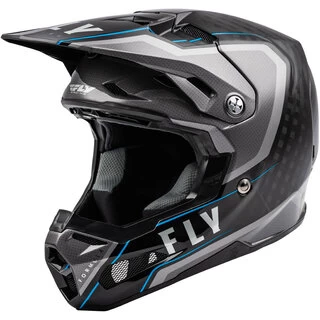 FLY RACING 2021 FORMULA CARBON AXON BLACK/GREY/BLUE HELMET 1 FLY RACING 2021 FORMULA CARBON AXON BLACK/GREY/BLUE HELMET