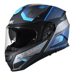 SMK GULLWING TEKKER MOTORCYCLE FULL FACE HELMET (MA265) - MATTE BLUE