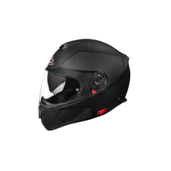 SMK HYBRID EVO MOTORCYCLE HELMET (MA200) - MATT BLACK