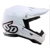 6D ATR-1 MOTORCYCLE HELMET - SOLID GLOSS WHITE
