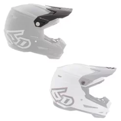 6D ATR-2 REPLACEMENT HELMET PEAK VISOR- SOLID GLOSS WHITE