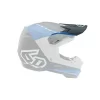 6D ATR-2 QUADRANT REPLACEMENT HELMET PEAK - BLUE/GREY/BLACK