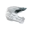 6D ATR-2 MERGE REPLACEMENT HELMET PEAK - WHITE/GREY/BLACK