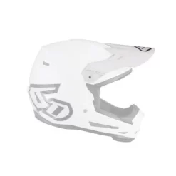 6D ATR-2Y REPLACEMENT HELMET PEAK - SOLID GLOSS WHITE