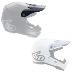 6D ATR-1 REPLACEMENT HELMET PEAK - MATTE BLACK