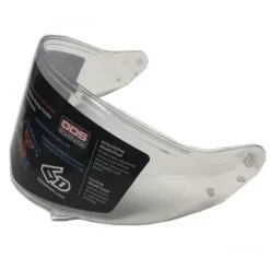 6D ATS-1 REPLACEMENT HELMET FACE SHIELD - CLEAR
