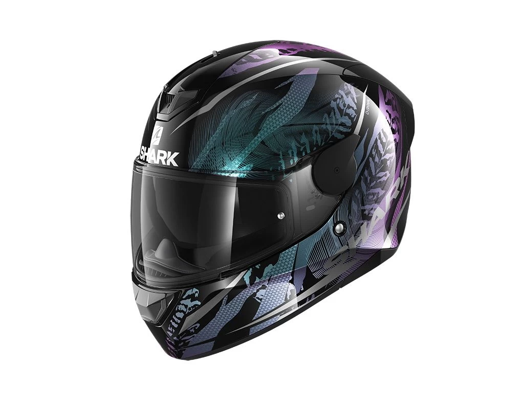 Shark D-Skwal 2 Shigan Black/Violet/Glitter Helmet 1 Shark D-Skwal 2 Shigan Black/Violet/Glitter Helmet