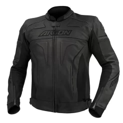 ARGON SCORCHER NON PERFORATED MOTORCYCLE JACKET - STEALTH