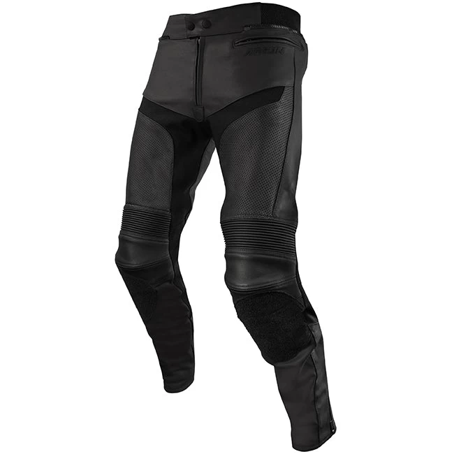 ARGON CALIBRE PERFORATED MOTORCYCLE PANTS - BLACK 1 ARGON CALIBRE PERFORATED MOTORCYCLE PANTS - BLACK