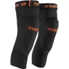 THOR COMP XP BLACK / ORANGE KNEE GUARDS