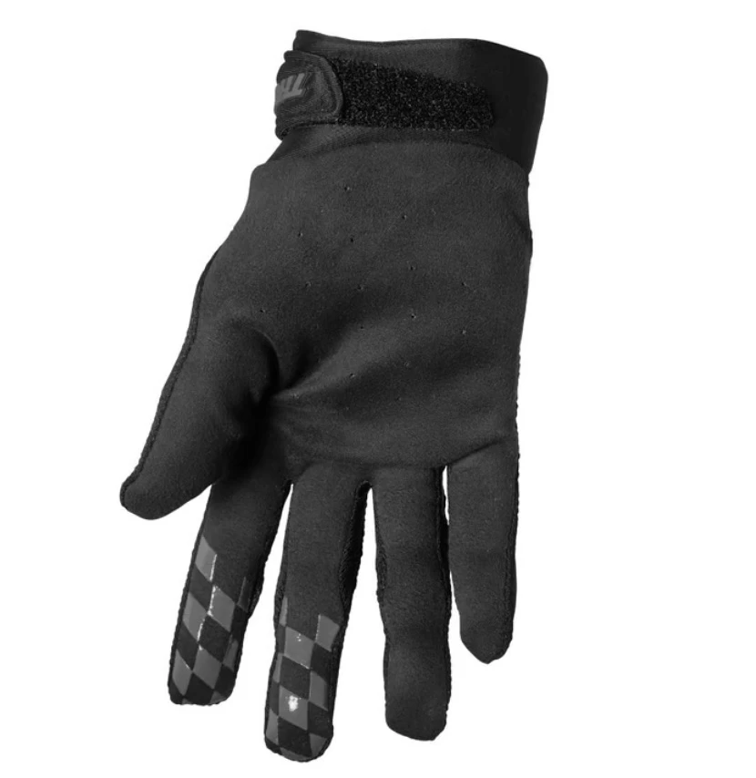 Thor Draft Gloves 2023 Black/Charcoal 3 Thor Draft Gloves 2023 Black/Charcoal - Image 3