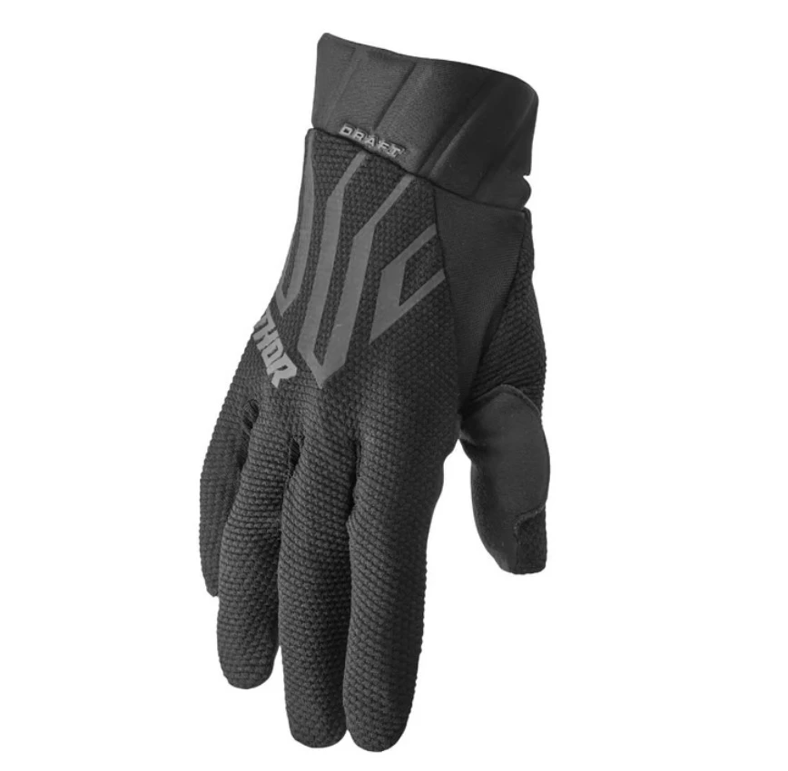 Thor Draft Gloves 2023 Black/Charcoal 1 Thor Draft Gloves 2023 Black/Charcoal