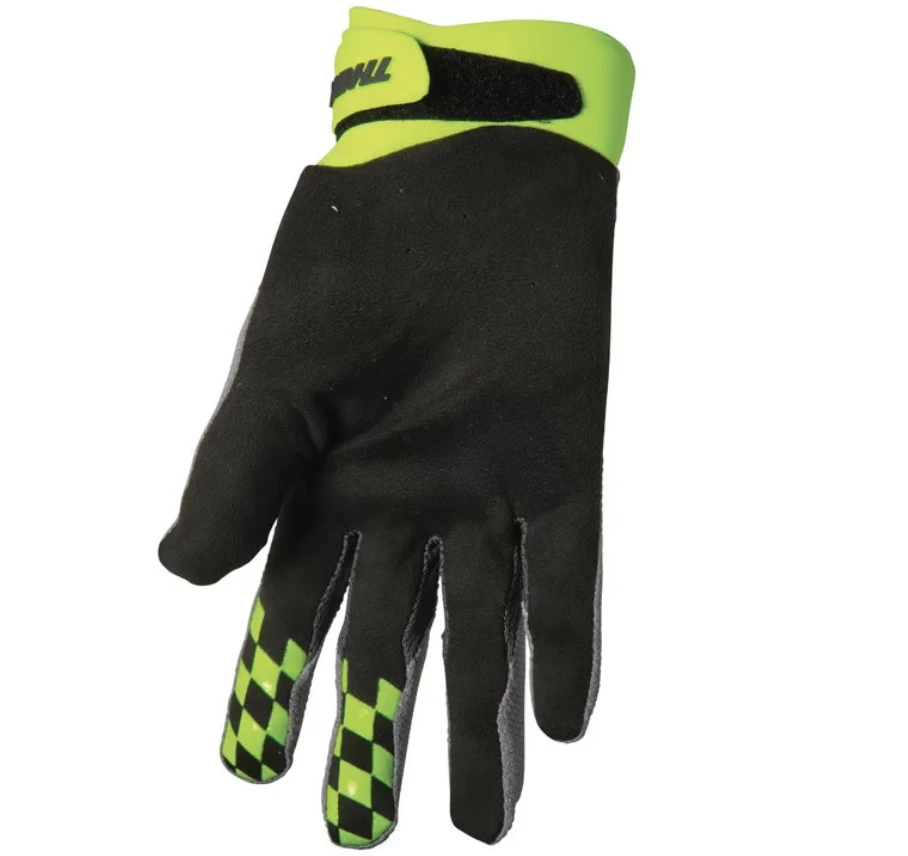 Thor Draft Gloves 2023 Grey/Acid 3 Thor Draft Gloves 2023 Grey/Acid - Image 3