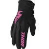Thor Women's Sector Gloves 2023 Black/Pink