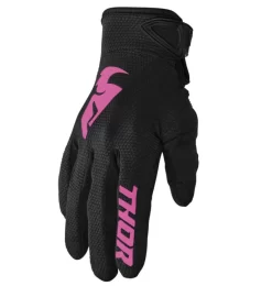 Thor Women's Sector Gloves 2023 Black/Pink