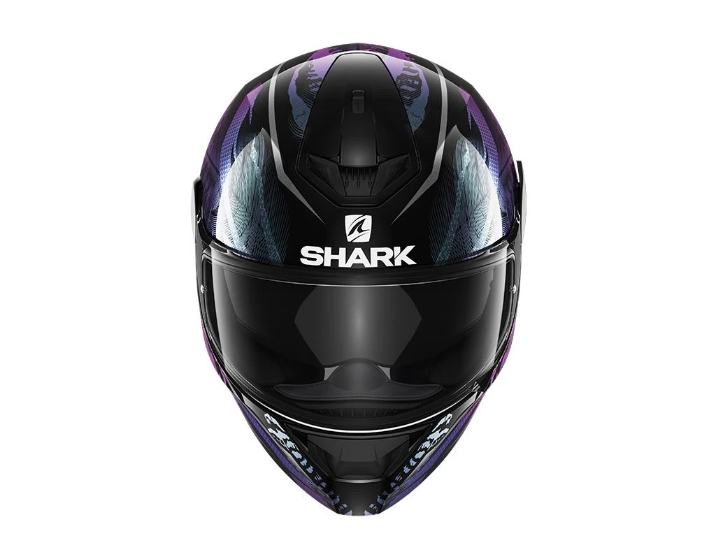 Shark D-Skwal 2 Shigan Black/Violet/Glitter Helmet 2 Shark D-Skwal 2 Shigan Black/Violet/Glitter Helmet - Image 2