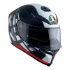 AGV K5 S Darkstorm Matt Black/Red