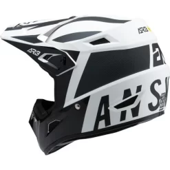 ANSWER 2022 AR-3 HELMET PHANTOM BLACK/WHITE -Motorcycle Gear Store 4463012