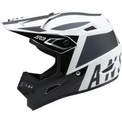 ANSWER 2022 AR-3 HELMET PHANTOM BLACK/WHITE -Motorcycle Gear Store 4463013