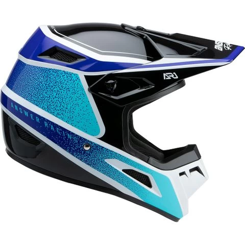 ANSWER 2022 AR-1 HELMET YOUTH VIVID REFLEX BLUE/ASTANA BLUE 2 ANSWER 2022 AR-1 HELMET YOUTH VIVID REFLEX BLUE/ASTANA BLUE - Image 2