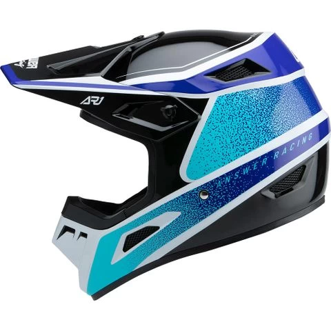 ANSWER 2022 AR-1 HELMET YOUTH VIVID REFLEX BLUE/ASTANA BLUE 4 ANSWER 2022 AR-1 HELMET YOUTH VIVID REFLEX BLUE/ASTANA BLUE - Image 4
