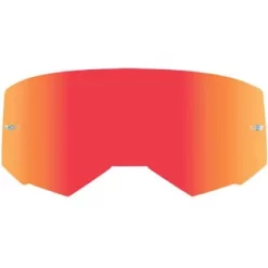 FLY RACING RED MIRROR KIDS REPLACEMENT LENS WITH POST