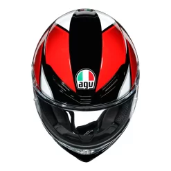 AGV K6 Hyphen Black/Red/White -Motorcycle Gear Store 77 173 057