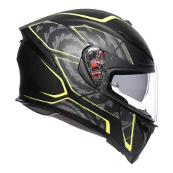 AGV K5 S Tornado Matt Black/Yw Flur -Motorcycle Gear Store 77 272 054