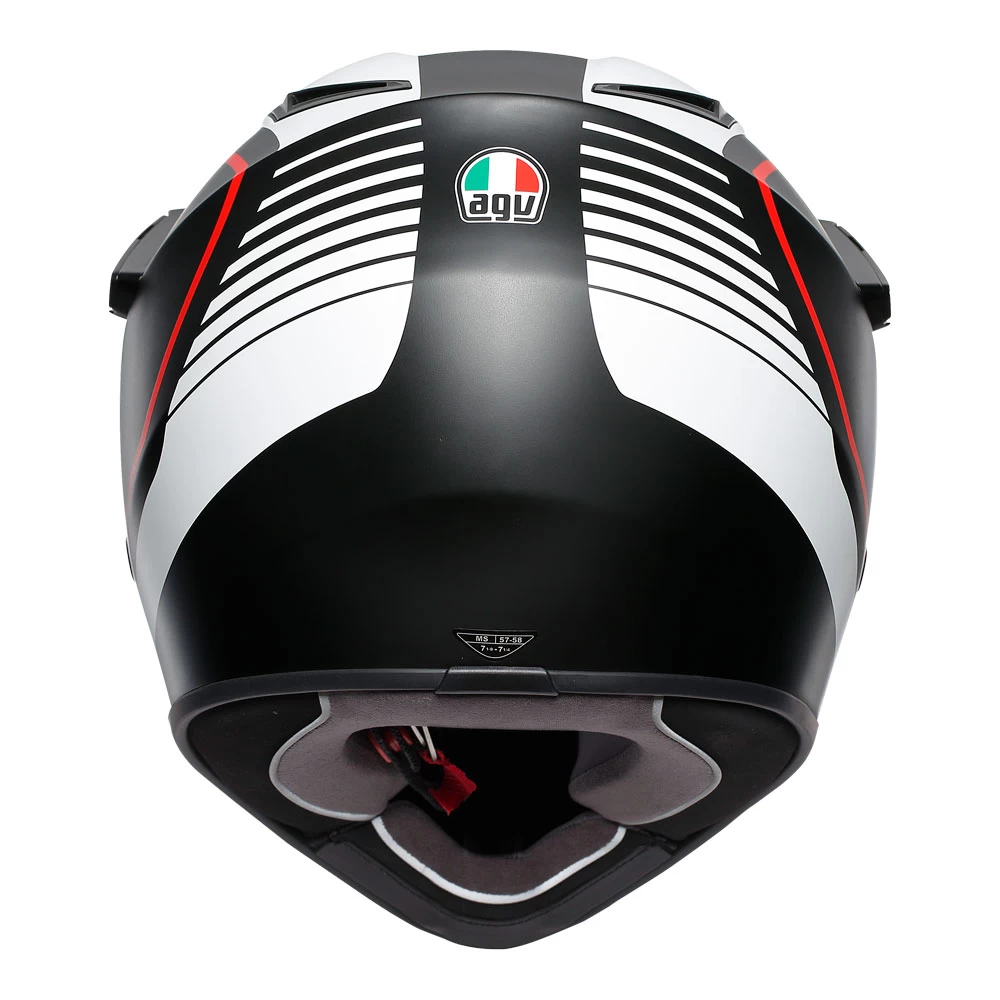 AGV AX9 Pac. R. Matt Black/White/Red 4 AGV AX9 Pac. R. Matt Black/White/Red - Image 4