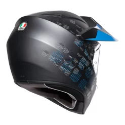 AGV AX9 Antartica Matt Black/Cyan -Motorcycle Gear Store 77 693 046