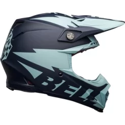 BELL 2021 MOTO-9 FLEX BREAKAWAY MATTE NAVY / LIGHT BLUE HELMET