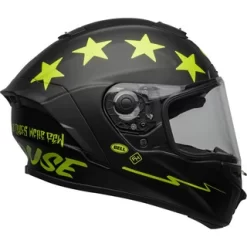 BELL STAR DLX FASTHOUSE VICTORY CIRCLE BLACK / HI-VIZ MIPS HELMET