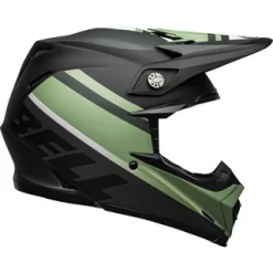 BELL 2021 MOTO-9 MIPS PROPHECY MATTE BLACK / DARK GREEN HELMET