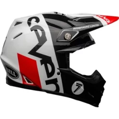 BELL 2021 SEVEN MOTO-9 FLEX GALAXY BLACK / WHITE / RED HELMET