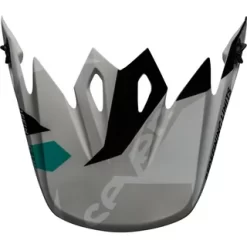 BELL 2021 SEVEN MX-9 BATTLESHIP GREY / AQUA HELMET VISOR PEAK