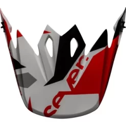 BELL 2021 SEVEN MX-9 BATTLESHIP RED / WHITE HELMET VISOR PEAK