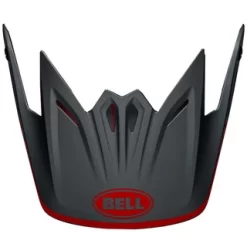 BELL 2021 MOTO-9 LOUVER MATTE RED / GREY KIDS HELMET VISOR PEAK