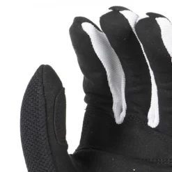 BERING YORK BLACK/WHITE GLOVES -Motorcycle Gear Store BGE452T4