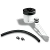 BREMBO RESERVOIR MOUNTING KIT FOR BREMBO RCS BRAKE MASTER CYLINDER, WHITE 45cc RESERVOIR INCLUDED