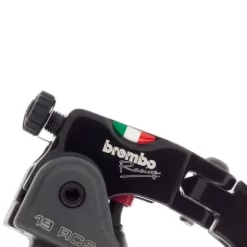 BREMBO 19RCS RADIAL BRAKE MASTER CYLINDER FOLD-UP LEVER 18-20 RATIO, SWITCH STOP FOR TWO DISK BRAKE SYSTEMS -Motorcycle Gear Store Brembo 19RCS 3