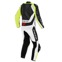 DAINESE ASSEN 2 1PC PERFORATED MOTORCYCLE LEATHER SUIT - BLACK/WHITE/FLUO-YELLOW 5 DAINESE ASSEN 2 1PC PERFORATED MOTORCYCLE LEATHER SUIT - BLACK/WHITE/FLUO-YELLOW -Motorcycle Gear Store D201513465Q9011 1 grande