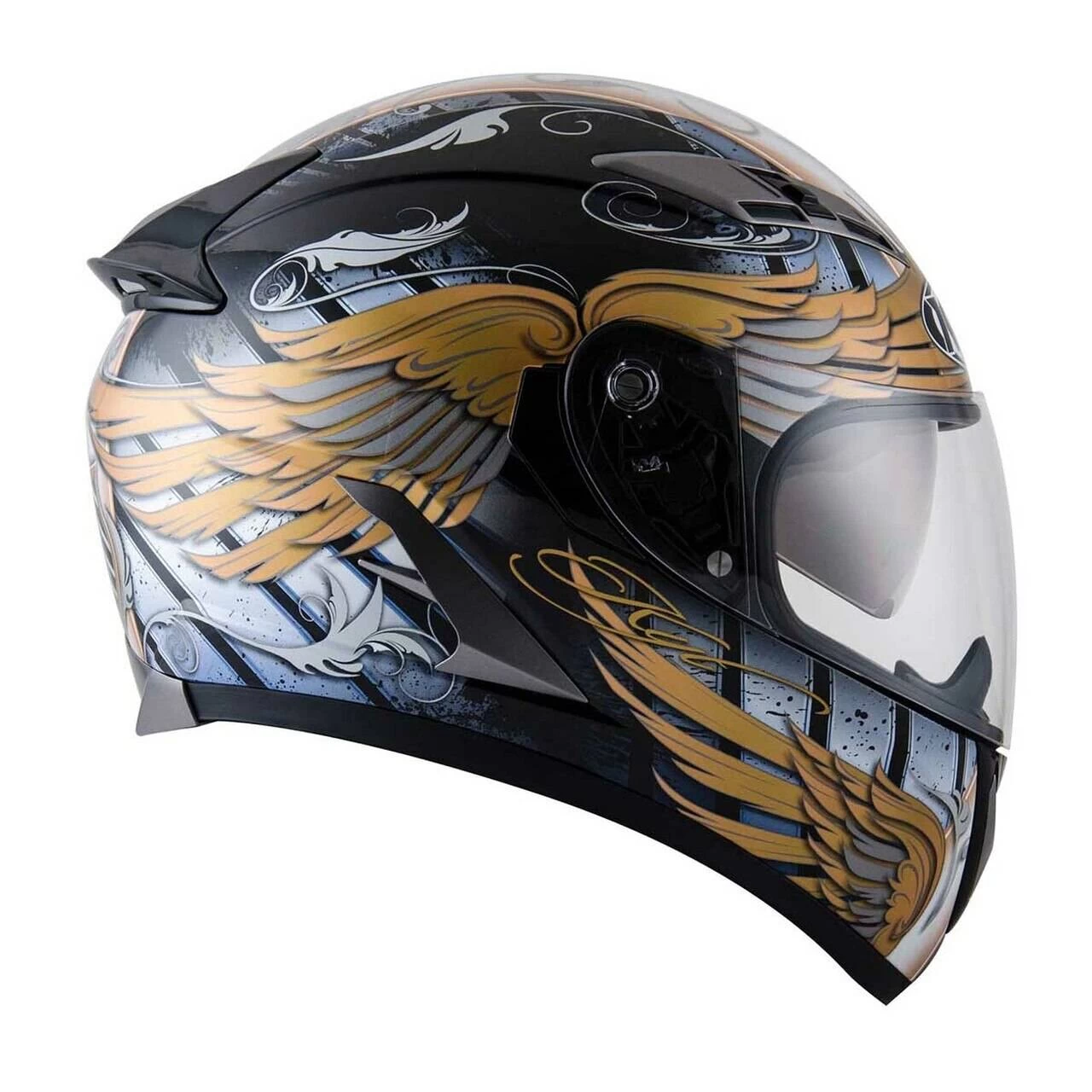 Falcon Angel Blue/Gold 3 Falcon Angel Blue/Gold - Image 3